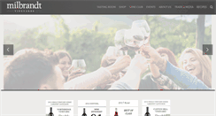 Desktop Screenshot of milbrandtvineyards.com